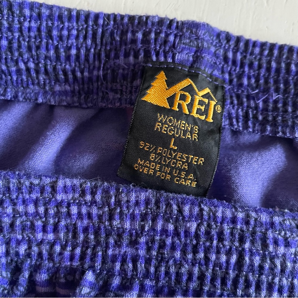 Vintage REI Patterned Joggers Leggings Size Large - Picture 4 of 4